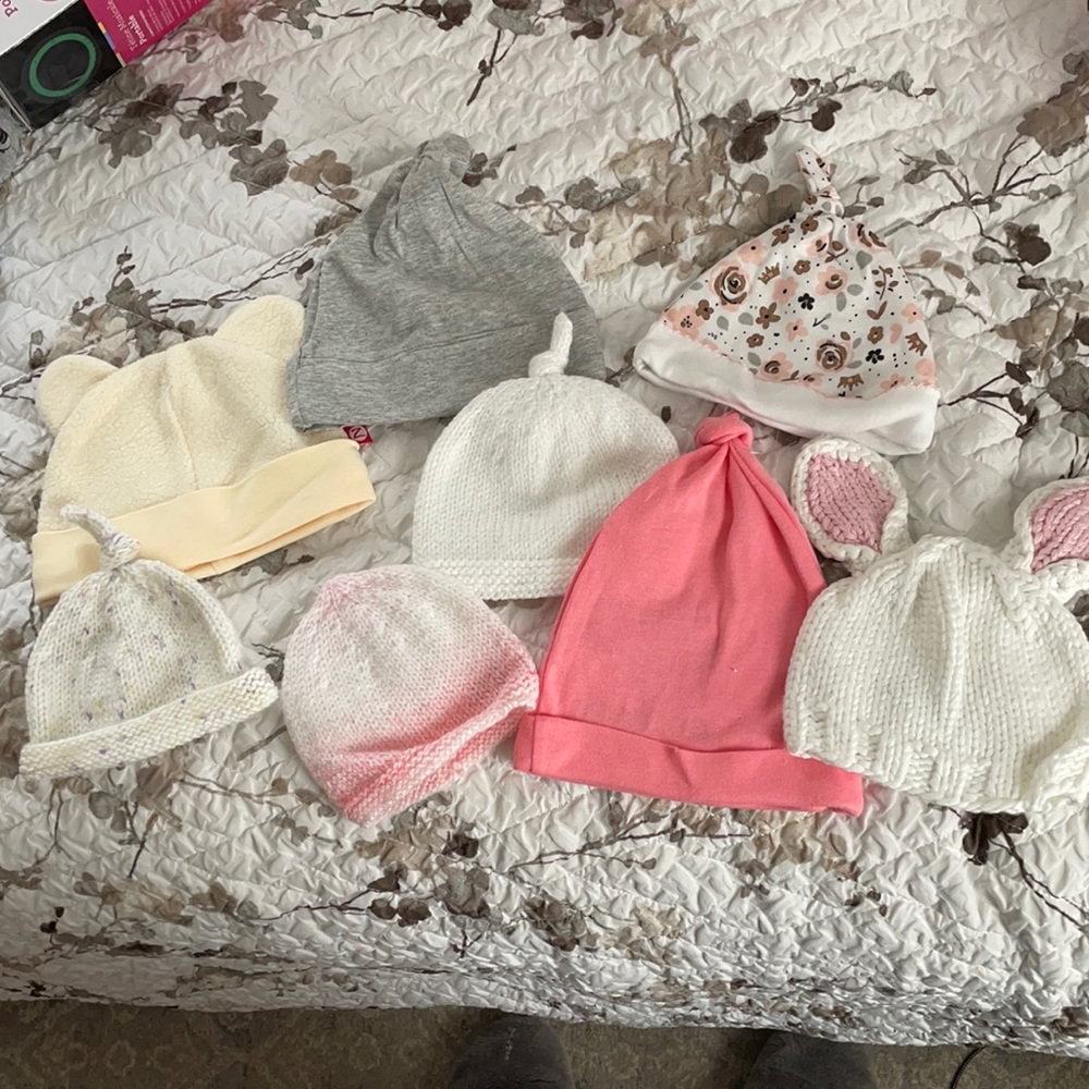 Newborn girl hats